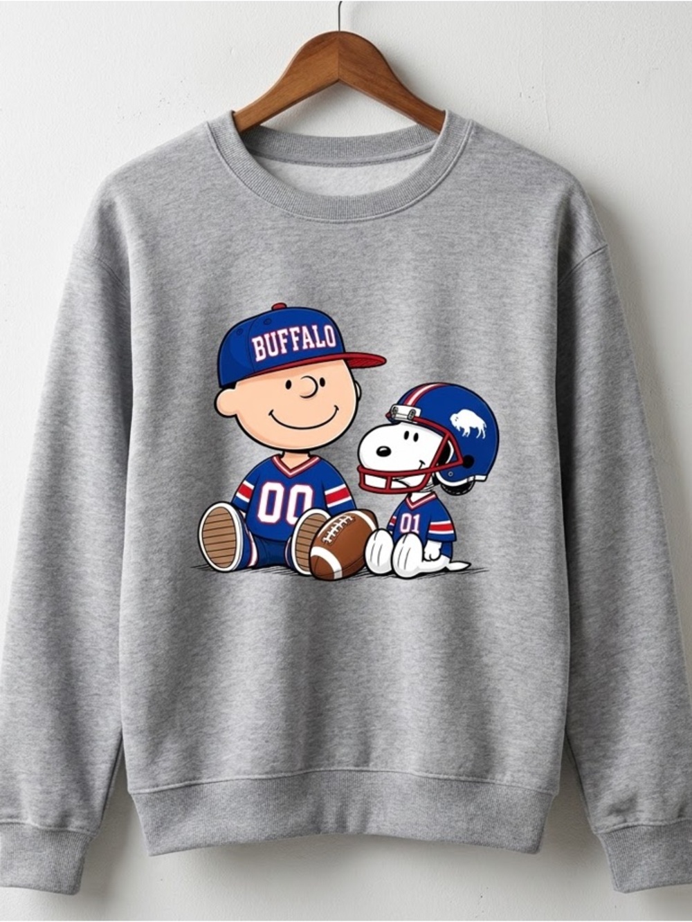 Buffalo Football Cartoon Shirt or Sweatshirt